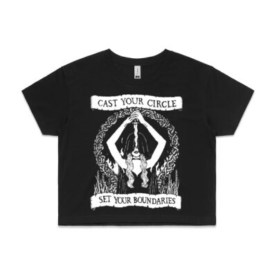 CAST YOUR CIRCLE CROP TEE (SAME DAY) Thumbnail