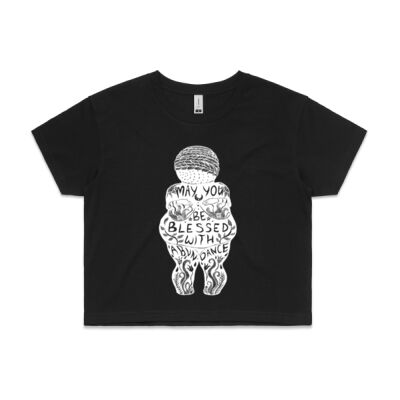 VENUS OF WILLENDORF CROP TEE Thumbnail